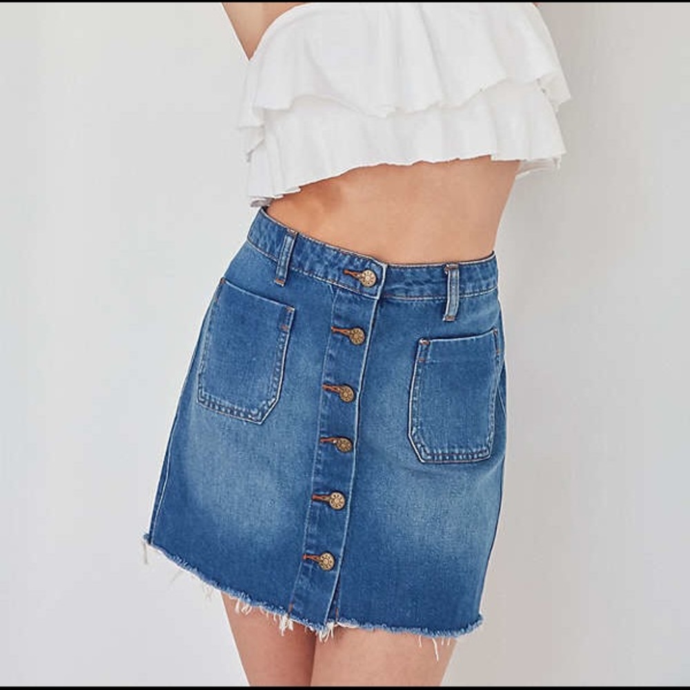 Urban outfitters denim skirt